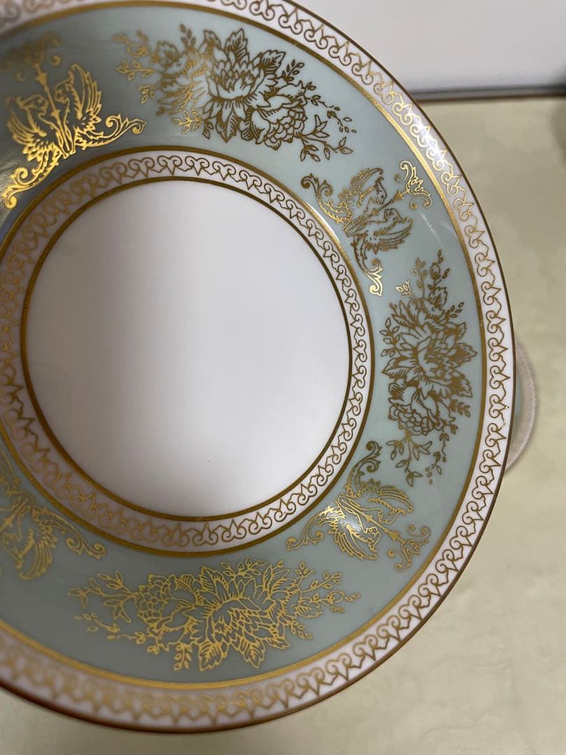 ウェッジウッド　コロンビアセージグリーン　フルーツボウル