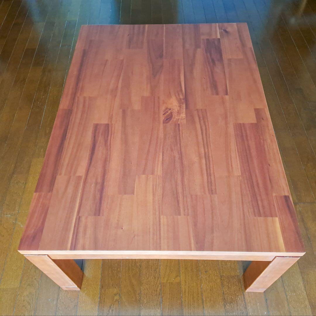 こたつ 105×75cm 長方形 アカシア天板こたつ　家具調こたつ