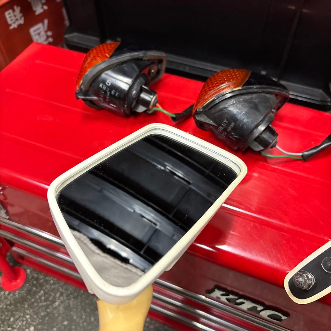 CBR400F エンデュランスF3 NC17 ミラー　ウインカー　左右　当時物