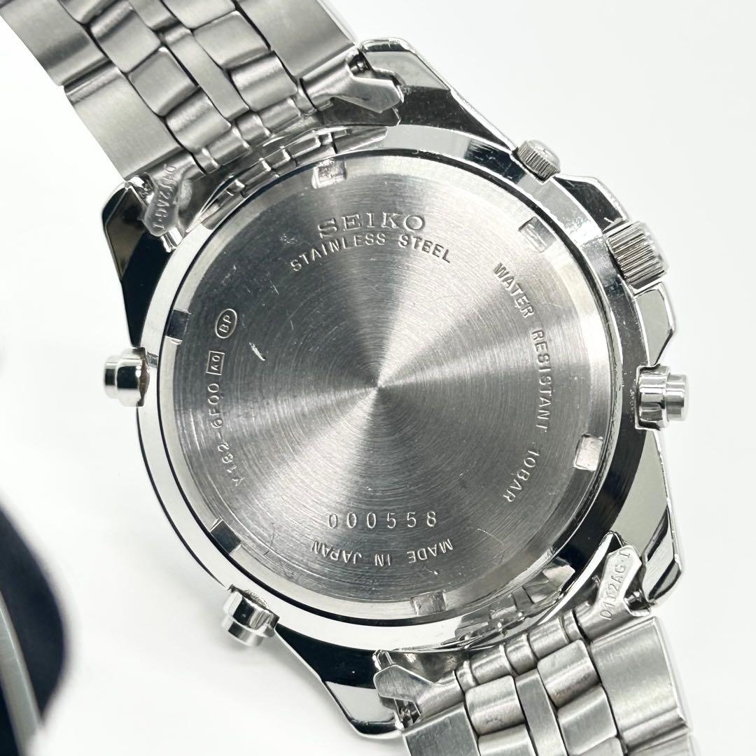SEIKO セイコー クロノグラフ Y182-6F00 クォーツ 腕時計