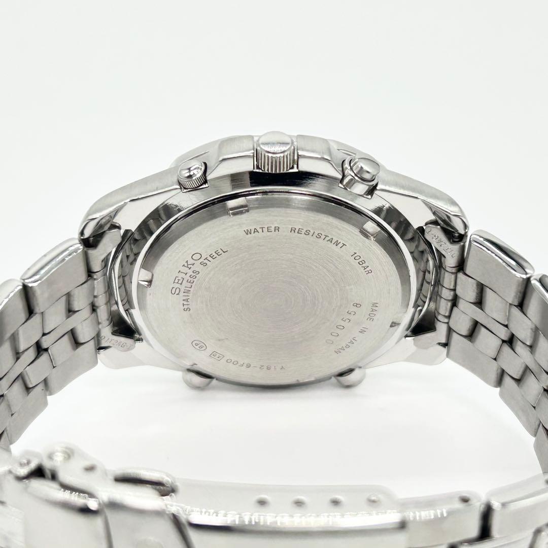 SEIKO セイコー クロノグラフ Y182-6F00 クォーツ 腕時計
