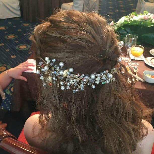 大人気☆小枝ヘッドドレス(ゴールド)