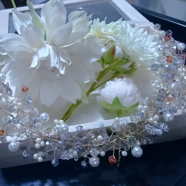 大人気☆小枝ヘッドドレス(ゴールド)