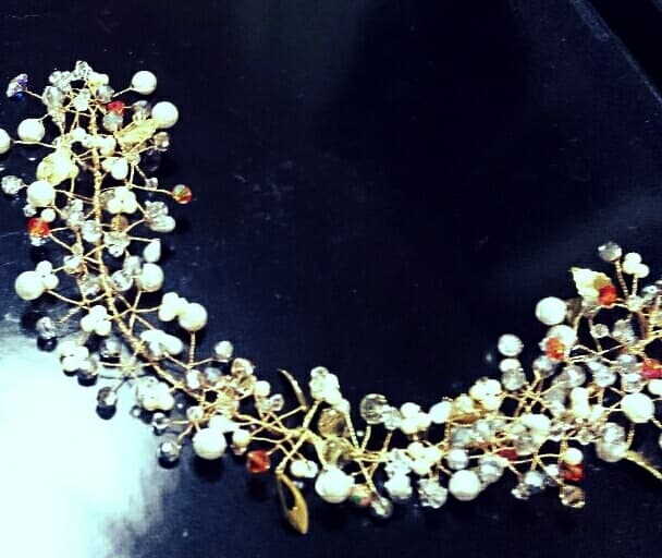 大人気☆小枝ヘッドドレス(ゴールド)