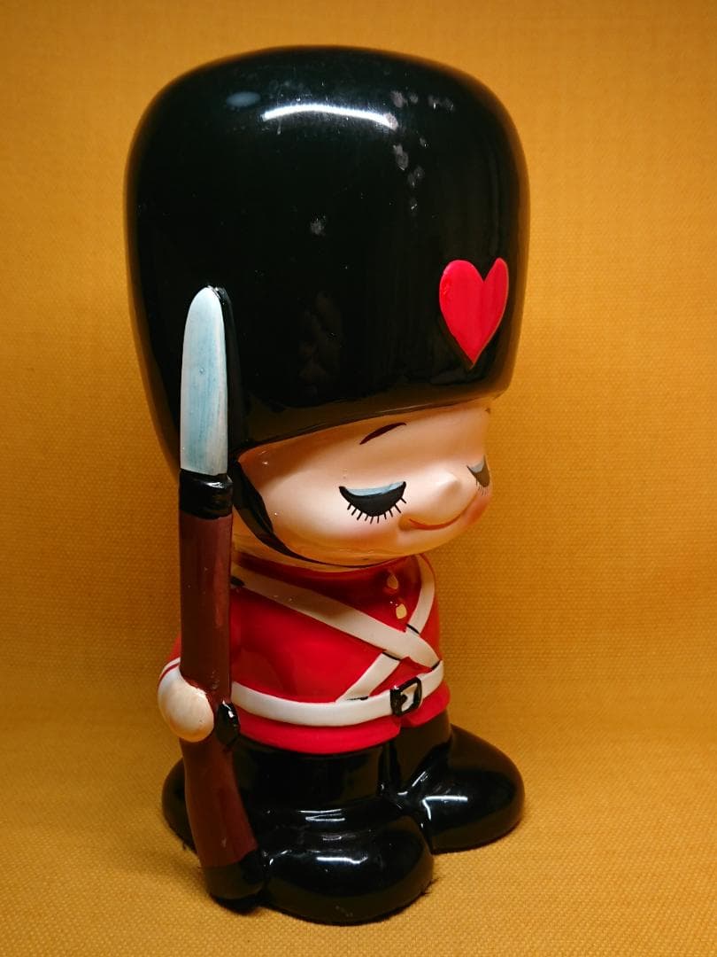 人形　 衛兵　陶器　ルネ　オブジェ　置物　インテリア　工芸品　美術品　A1092