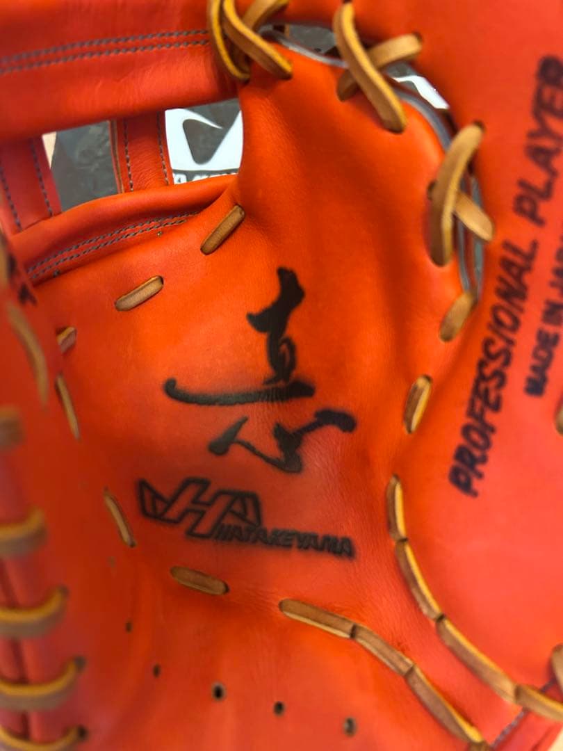 HATAKEYAMA ハタケヤマ　硬式　ファーストミット　型番Ｖ-F1tr 袋付