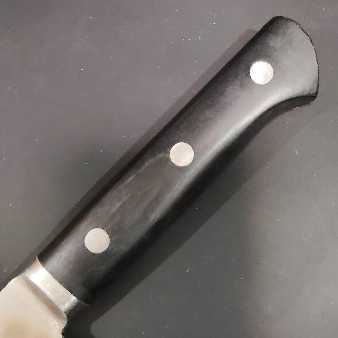 正広作 筋引き MV鋼 本焼 サーモン 270mm 牛刀 両刃 研ぎ済み