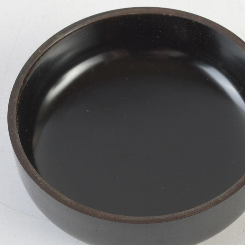 茶道具　北村葵春作　香ノ図蒔絵　中棗　共箱　V　9469