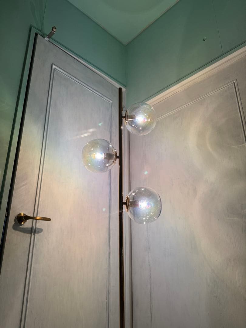 フランフラン　フロアスタンドゴールド ライト照明アッシュフォード美品