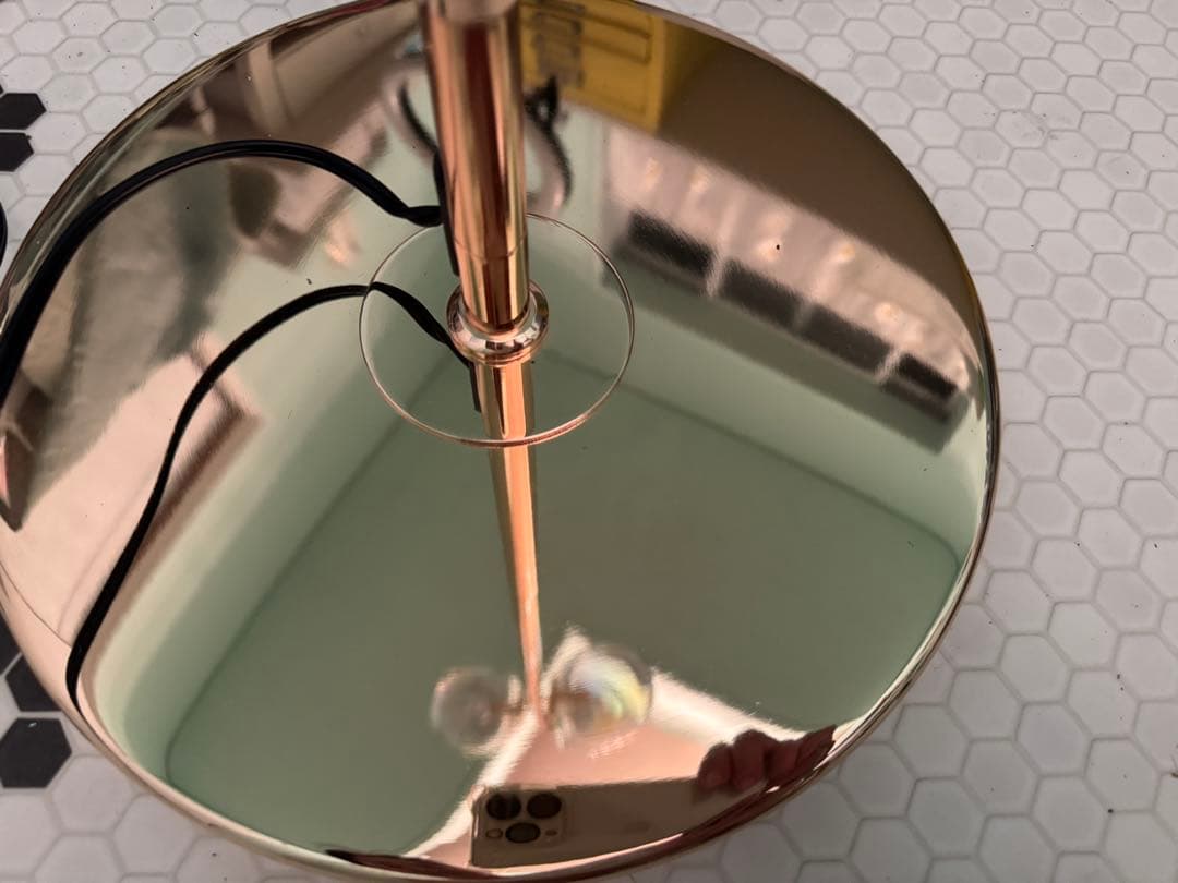 フランフラン　フロアスタンドゴールド ライト照明アッシュフォード美品