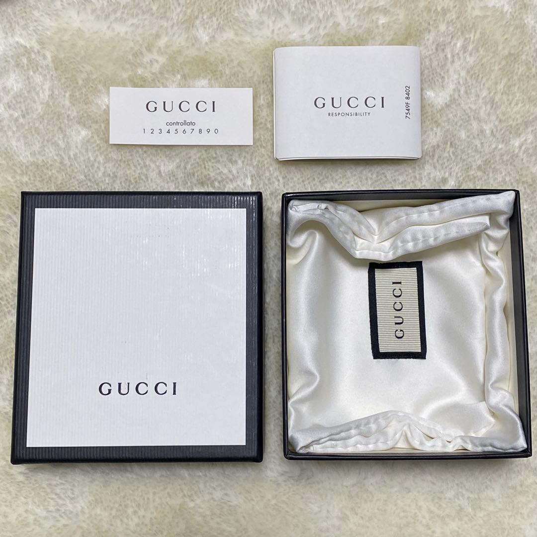 付属品完備❗️新品保管品✨グッチ　キーホルダー　シェリーライン　ハートパール