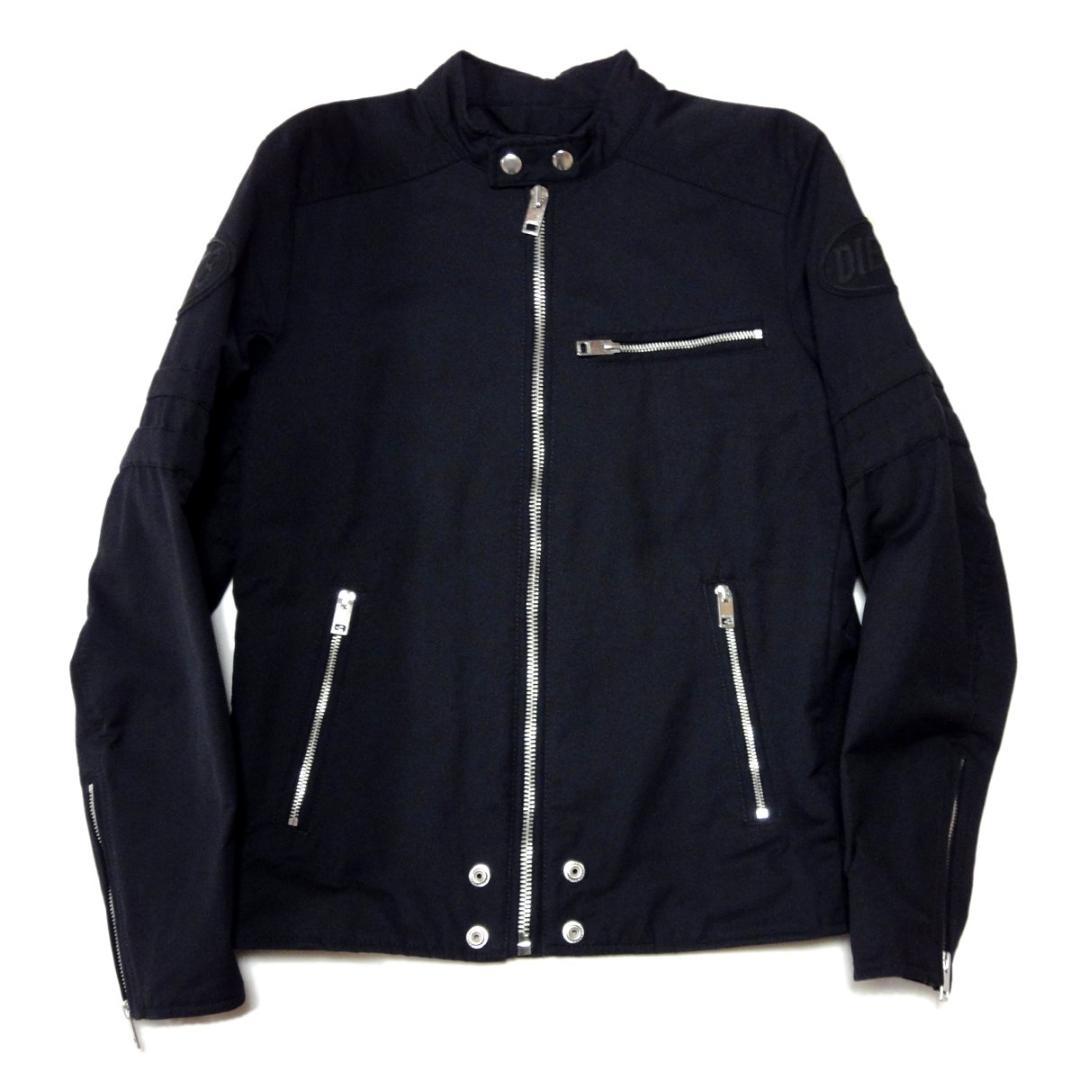 美品 DIESEL ディーゼル ライダースジャケット 黒