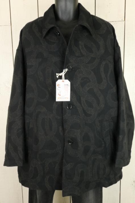 チ*ー様 24AW【新品】☆CALEE：ヘビ柄　スネーク柄　ジャカード　ハーフコ