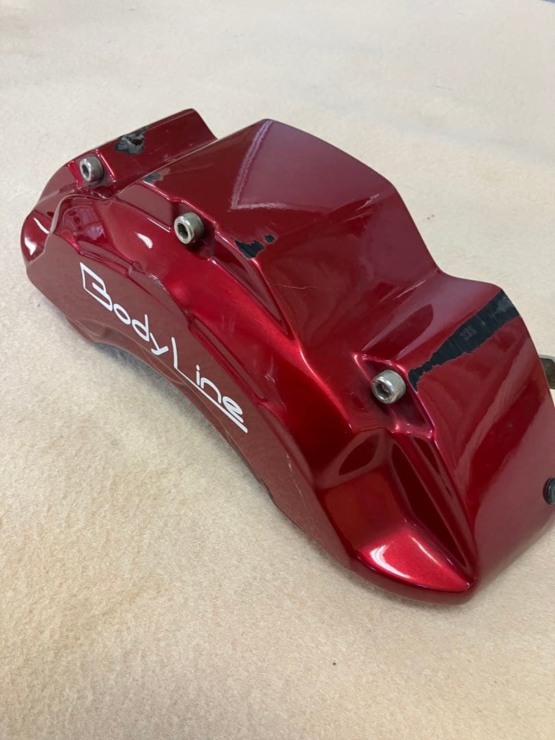 used Body Line キャリパーカバー＆ドラムカバーセット　レッド