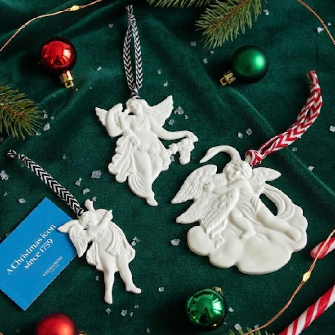 新品★3個ウェッジウッド クリスマス オーナメント エンジェル セラフィナ 他
