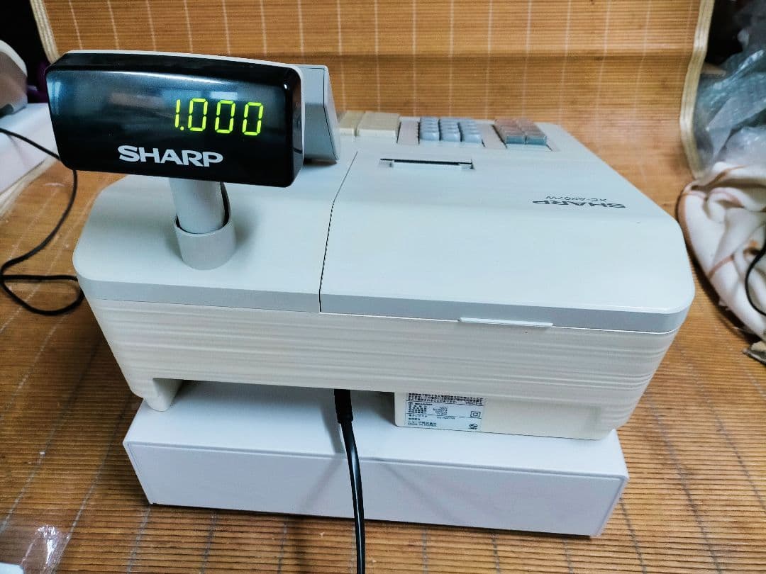 シャープレジスター　XE-A207　PC連携売上管理設定無料　311000