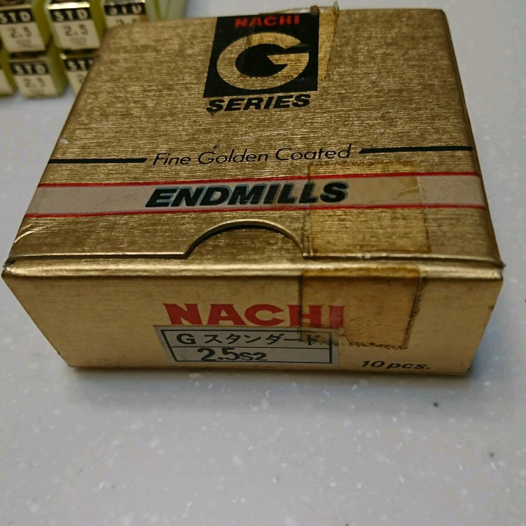 NACHI  STD ・S２  ф2,5  (２枚刃) ８本  エンドミル