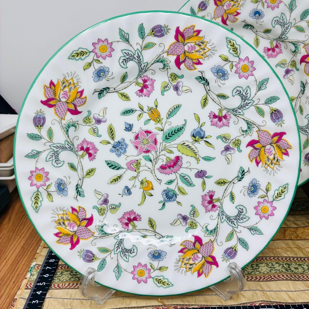 ミントン ハドンホール グリーン プレート 23㎝ 5枚セット