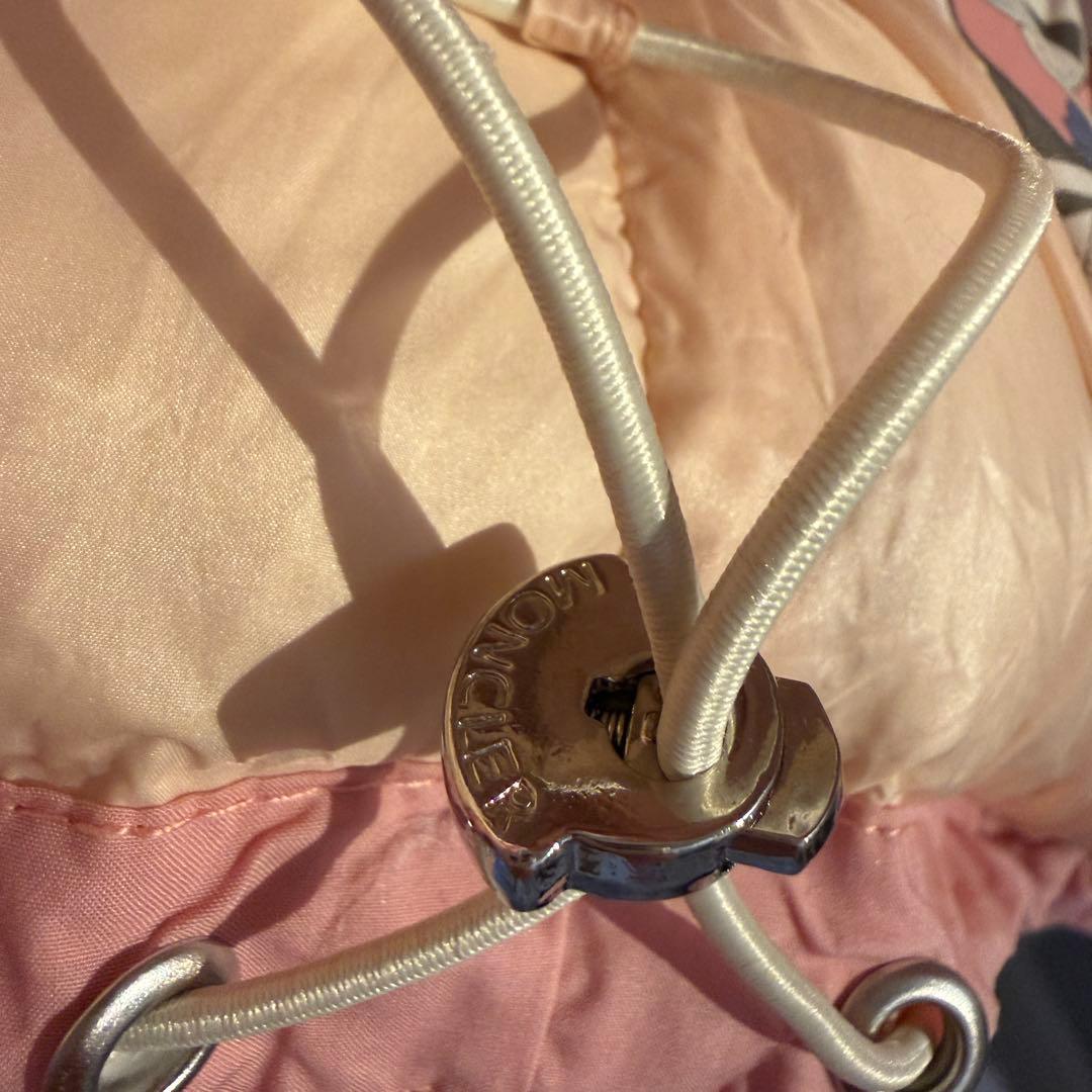 MONCLER モンクレール　ピンク フード付き ジャケット