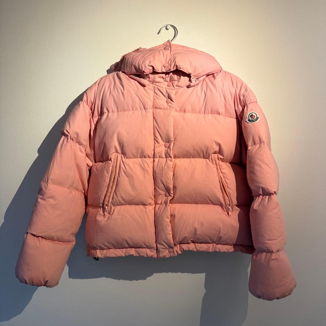 MONCLER モンクレール　ピンク フード付き ジャケット