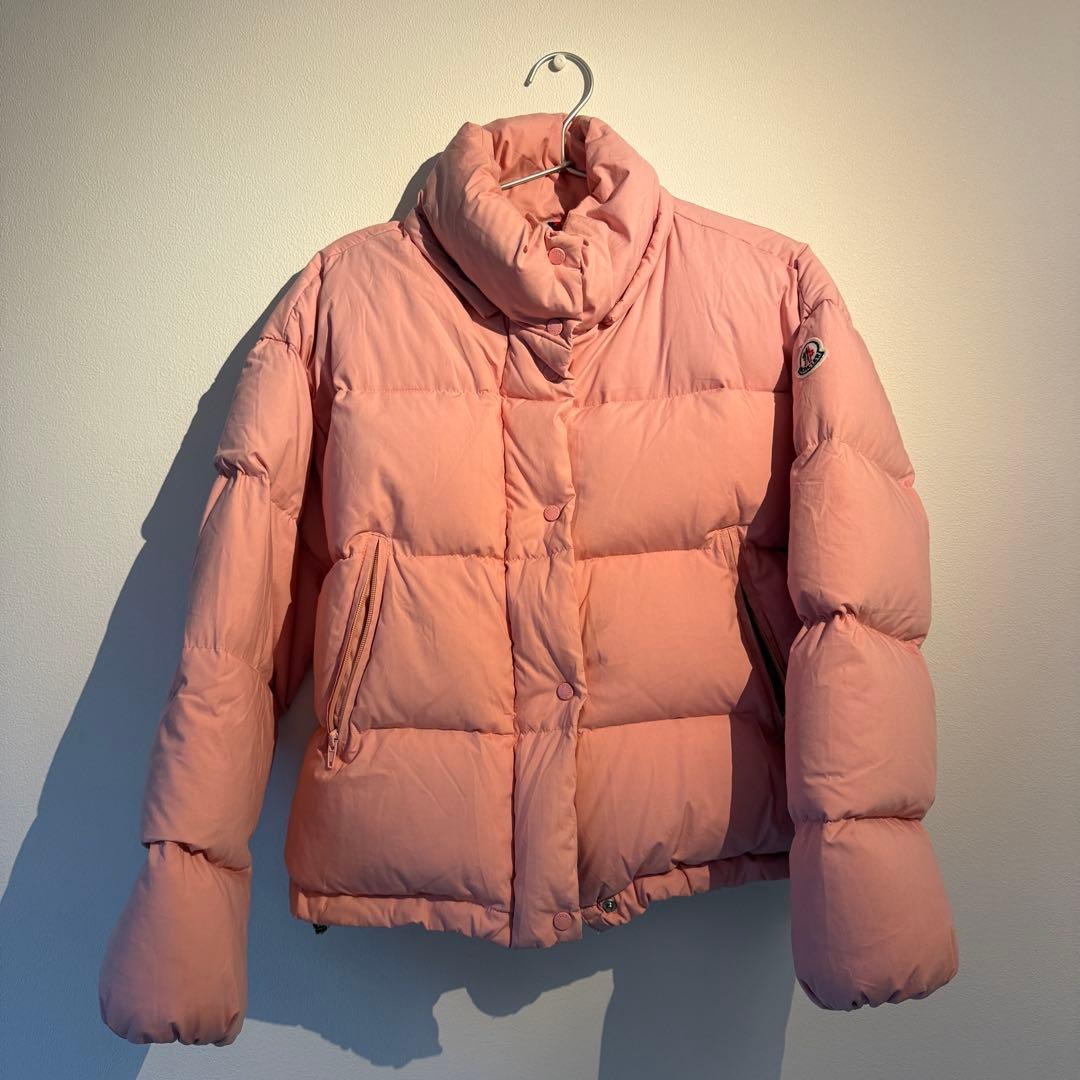 MONCLER モンクレール　ピンク フード付き ジャケット