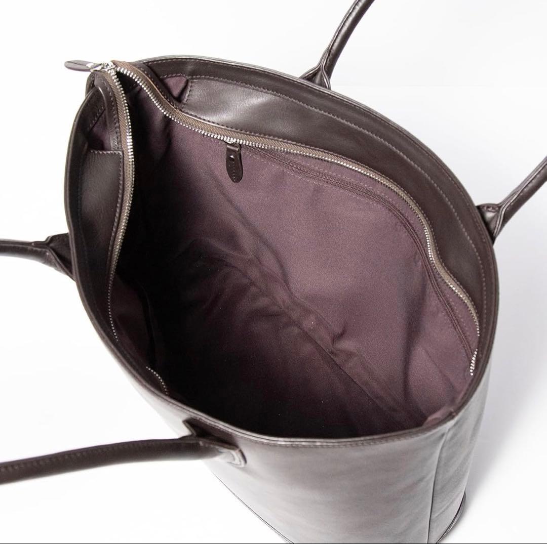 定価26400円 epe 本革 レザートート ダークブラウン