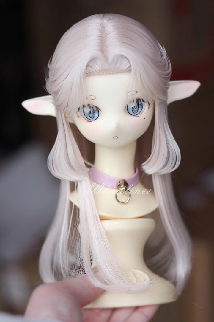 AX669 BJD 1/3 人形 ドール ウィッグ カツラ 耐熱 ハンドメイド