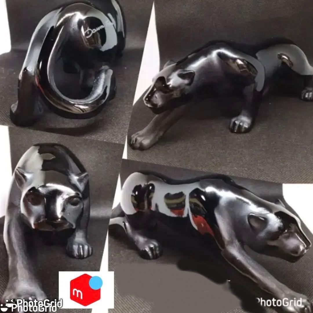 黒ヒョウ　ブラックパンサー　ドームフランス　ナンシー　開運　浄化　クリスタル