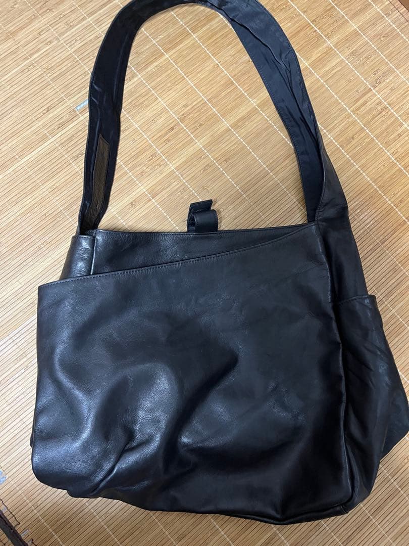ヨウジヤマモト ノワール レザー ハンドバッグ トートバッグ ブラック