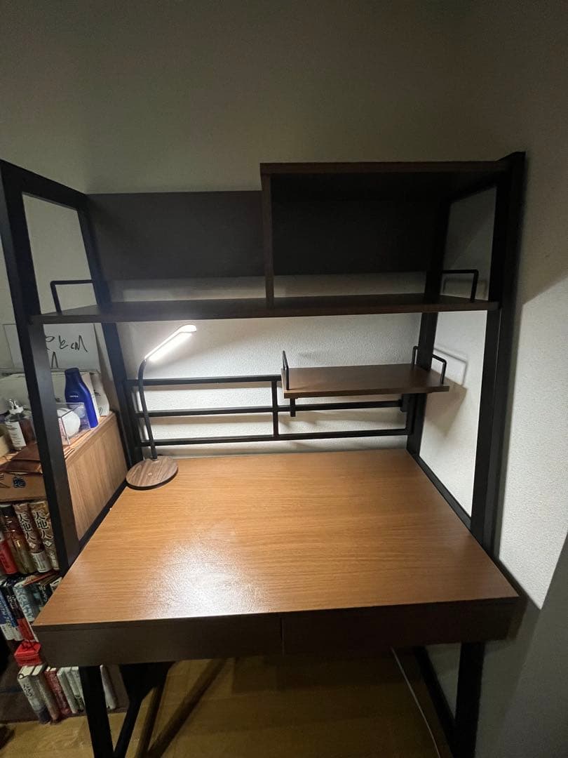 モダンデザイン 学習机 引き出し付き