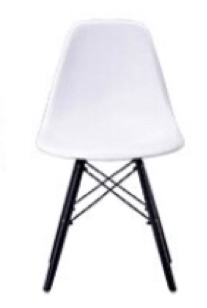 ※引き取り 円形ダイニングテーブル＋イームズ チェア4脚セット★ダイニングセット