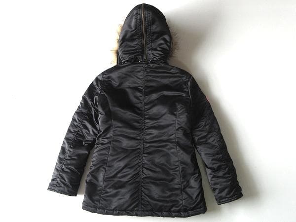 ヒステリックグラマー ガール 蠍ワッペン プリマロフト N-3B ジャケット 黒