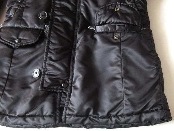 ヒステリックグラマー ガール 蠍ワッペン プリマロフト N-3B ジャケット 黒