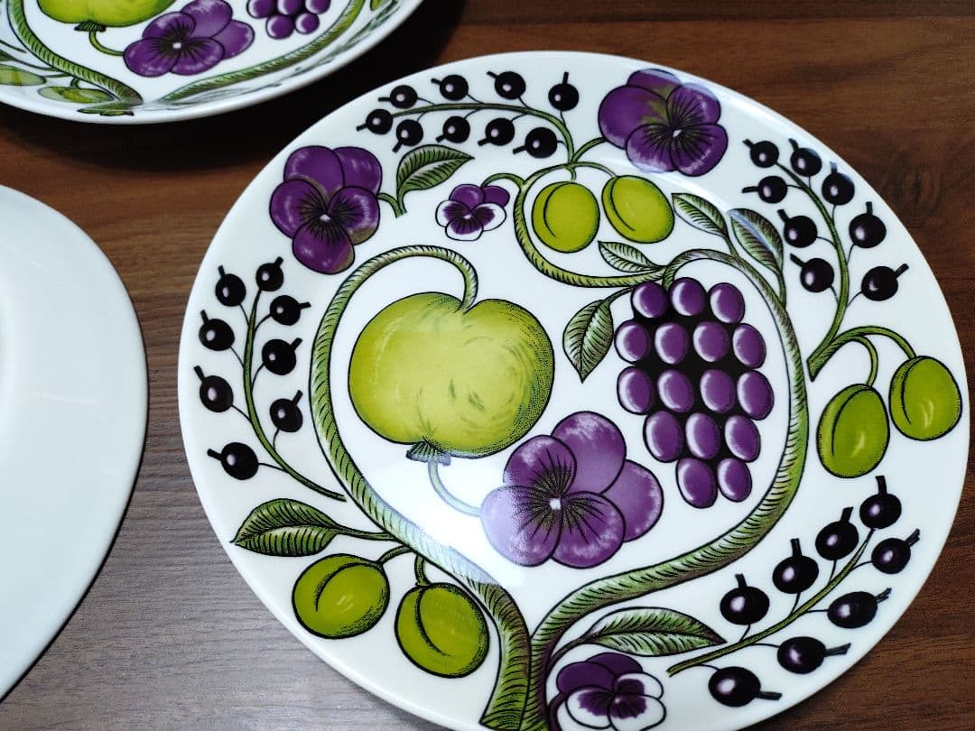 アラビア パラティッシ プレート 21cm パープル 4枚セット