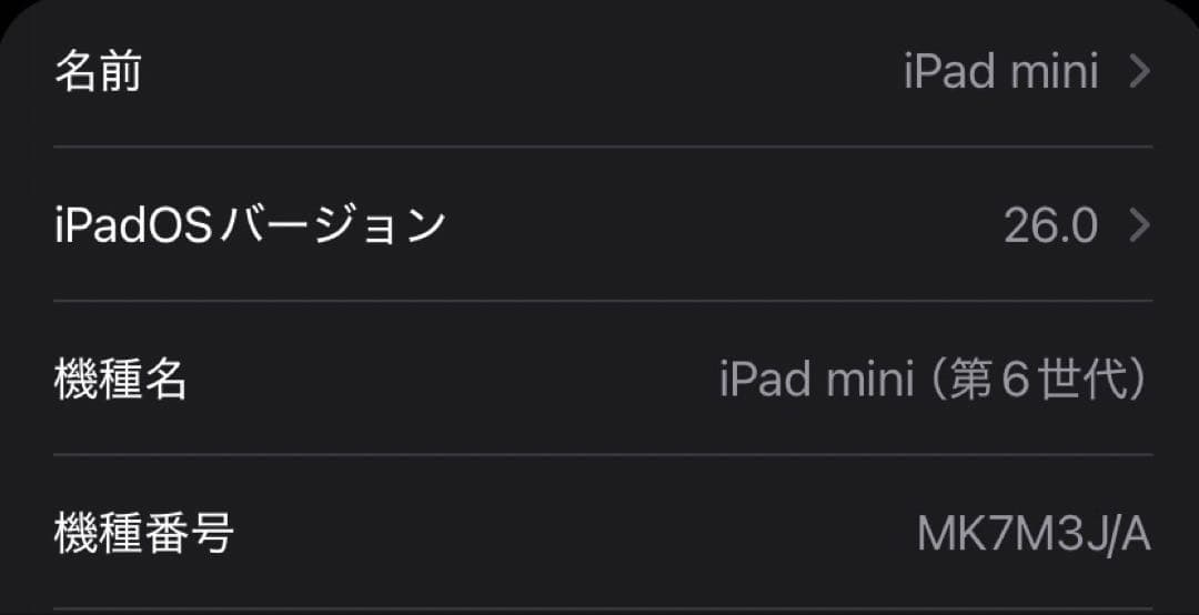 iPad mini（第6世代） スペースグレイ 64GB Wi-Fiモデル