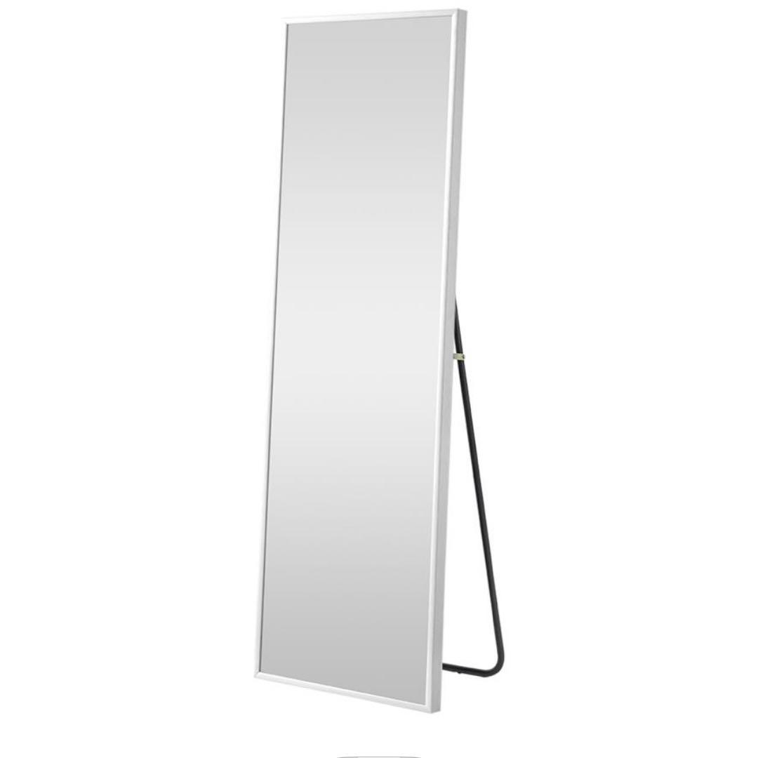 全身鏡 スタンドミラー 160×50cm ホワイト 大型