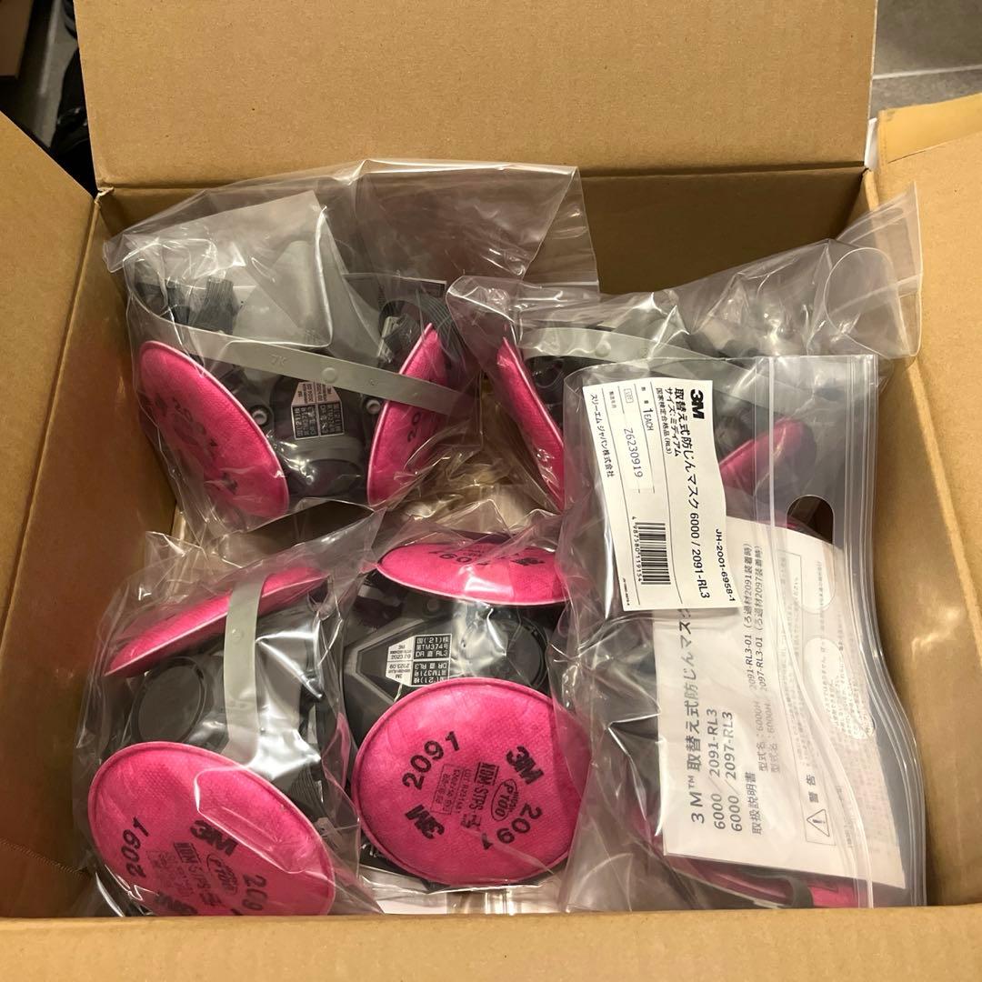 【新品未使用品】3M 防じんマスク6000 2091-RL3 5個set