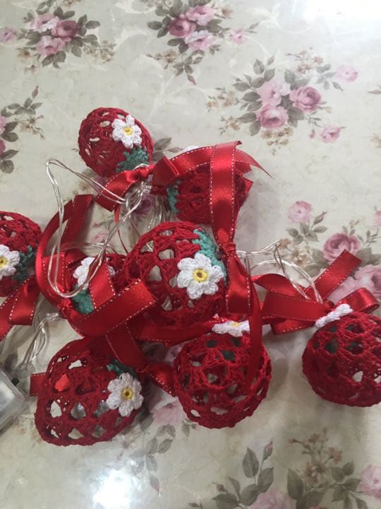 いちごガーランドランプ