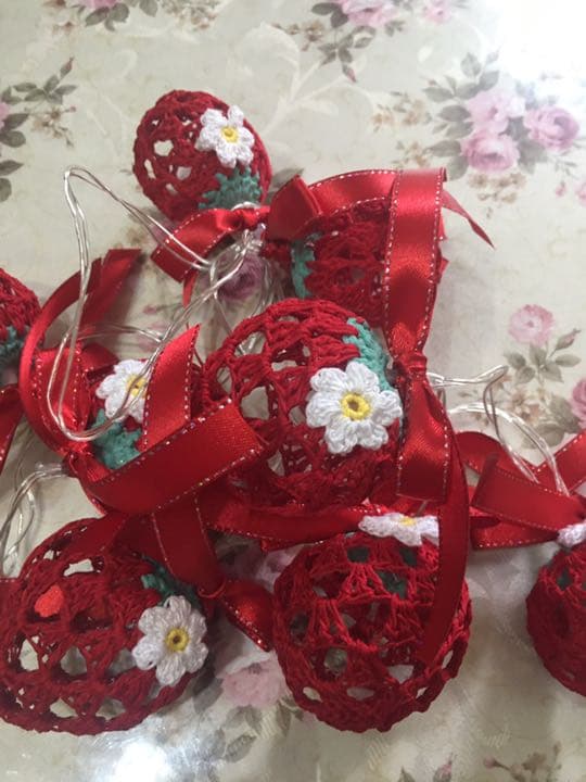 いちごガーランドランプ