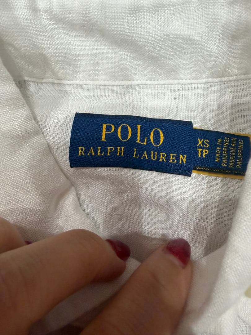 Polo Ralph Lauren パフスリーブ半袖シャツ XS ホワイト