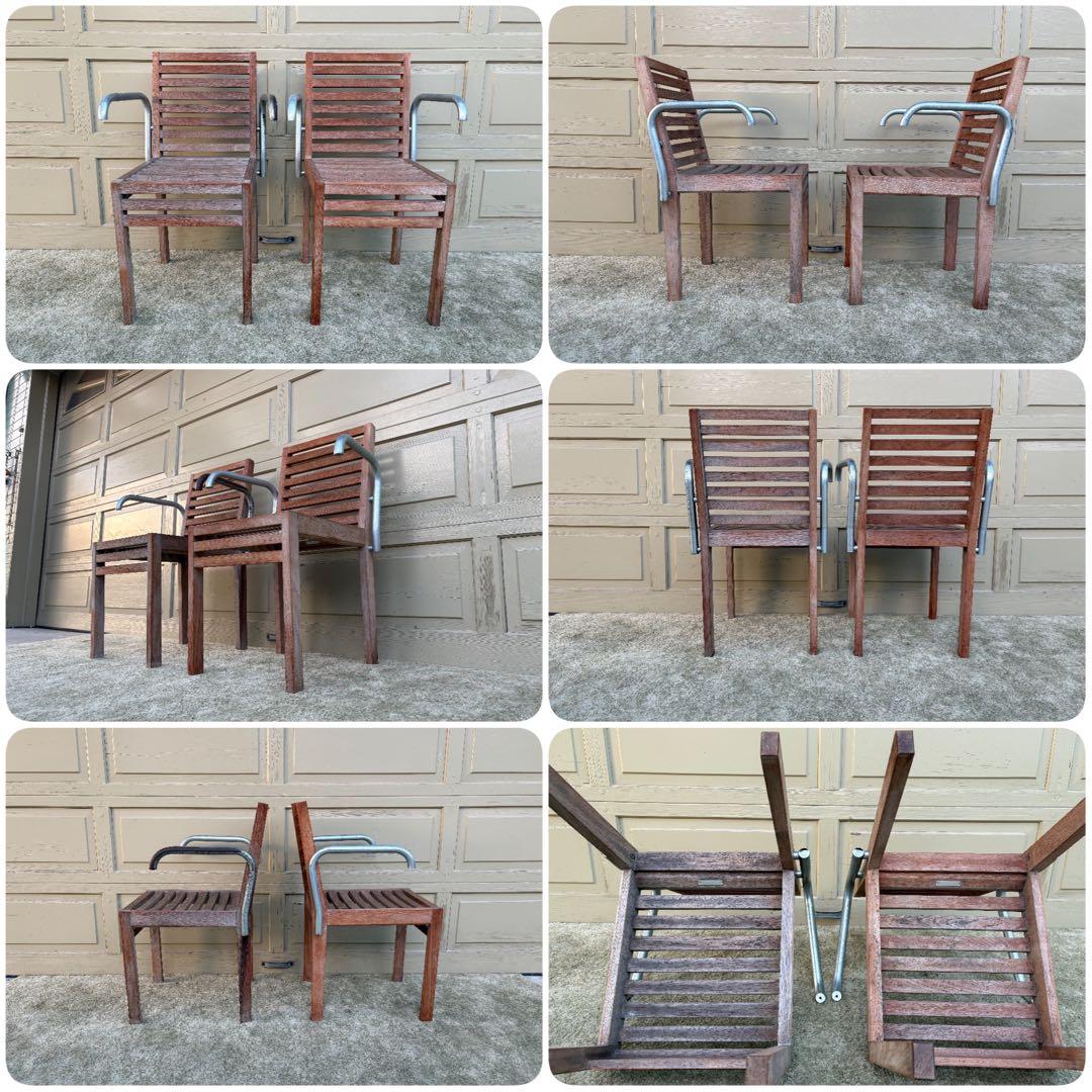 ①カッシーナ 植木莞爾 RIGA TEAKS テーブル分