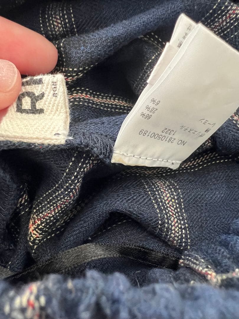 RHC チェック　ロングスカート　ロンハーマン