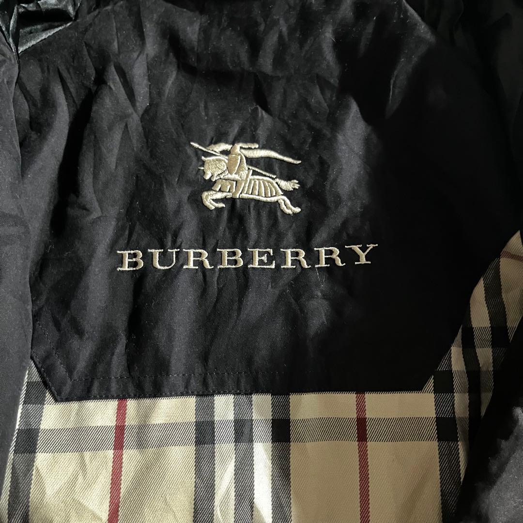 BURBERRY バーバリー 三陽商会 刺繍 総柄 ノバチェック 中綿 コート