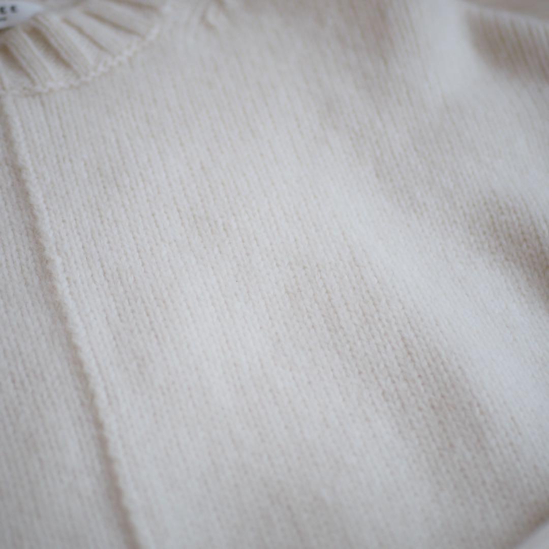 トゥモローランド MACPHEE ラムカシミヤ クルーネックプルオーバー