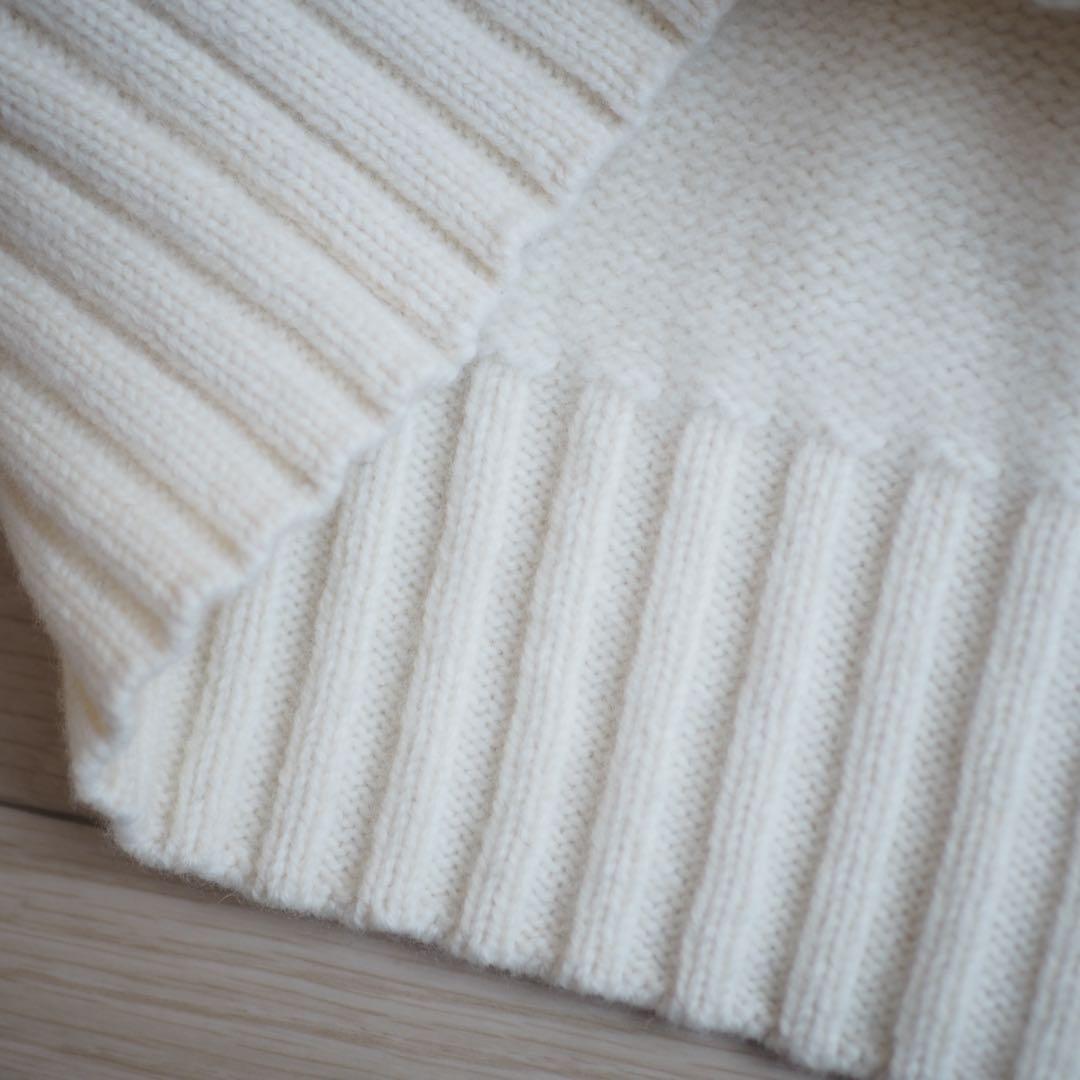 トゥモローランド MACPHEE ラムカシミヤ クルーネックプルオーバー