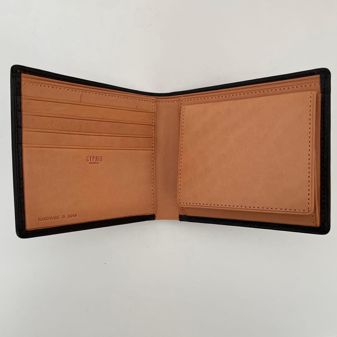 CYPRIS ブラック 二つ折り財布 新品未使用