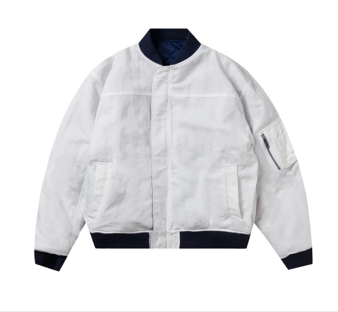 blessu ボンバージャケット　ブレスユー　ダウン　ジップフーディ