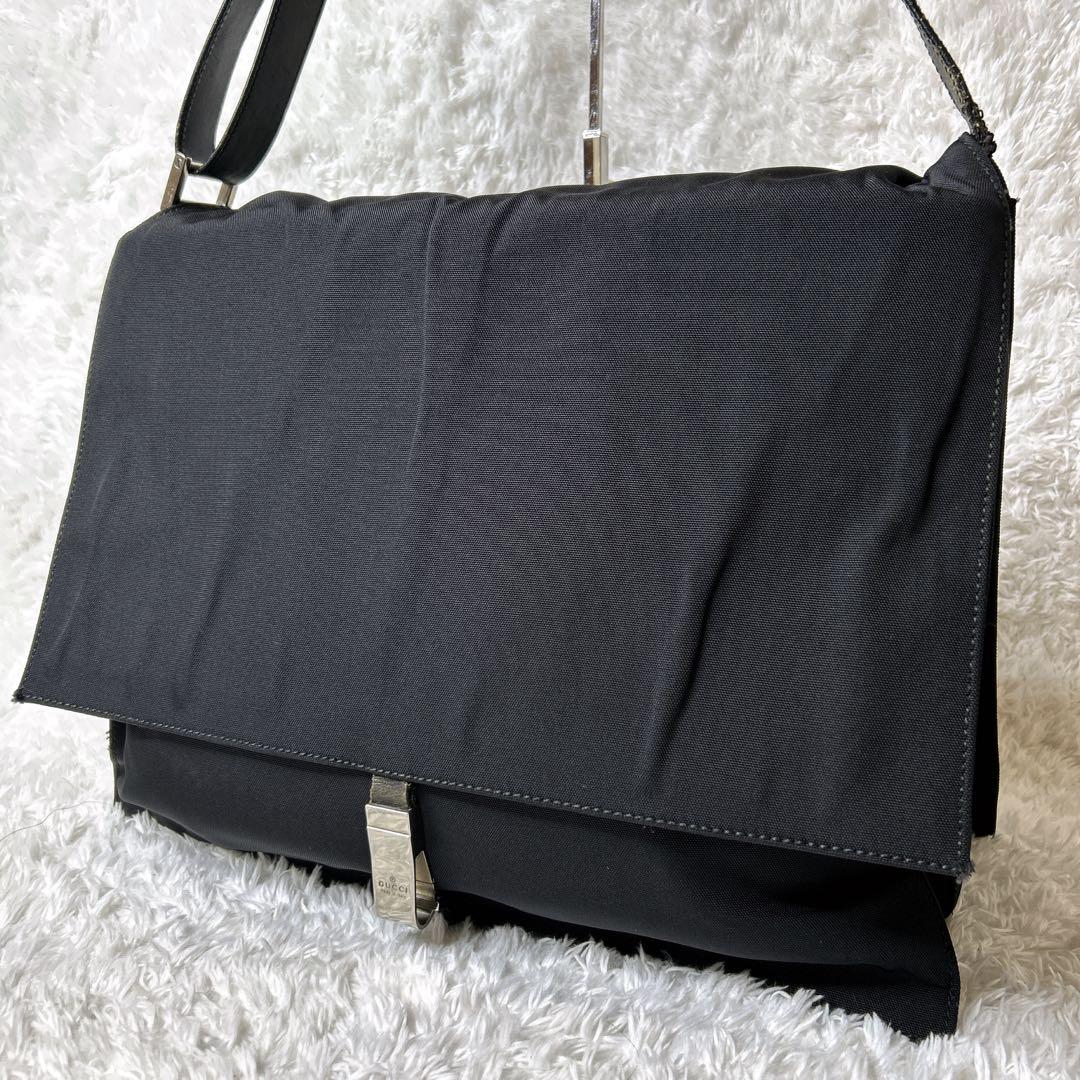 ✨最終出品✨ グッチ メッセンジャーバッグ A4 pc収納 大容量 ジャッキー
