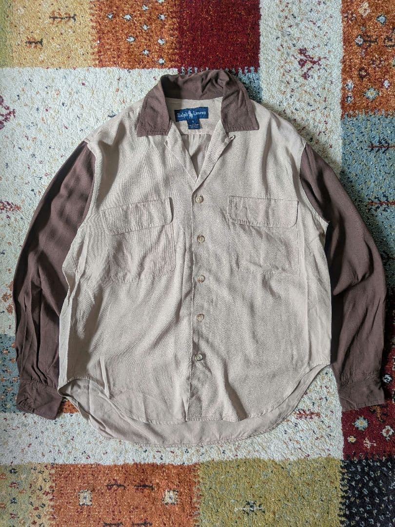 トップス 90's Ralph Lauren Rayon gabardine shirt