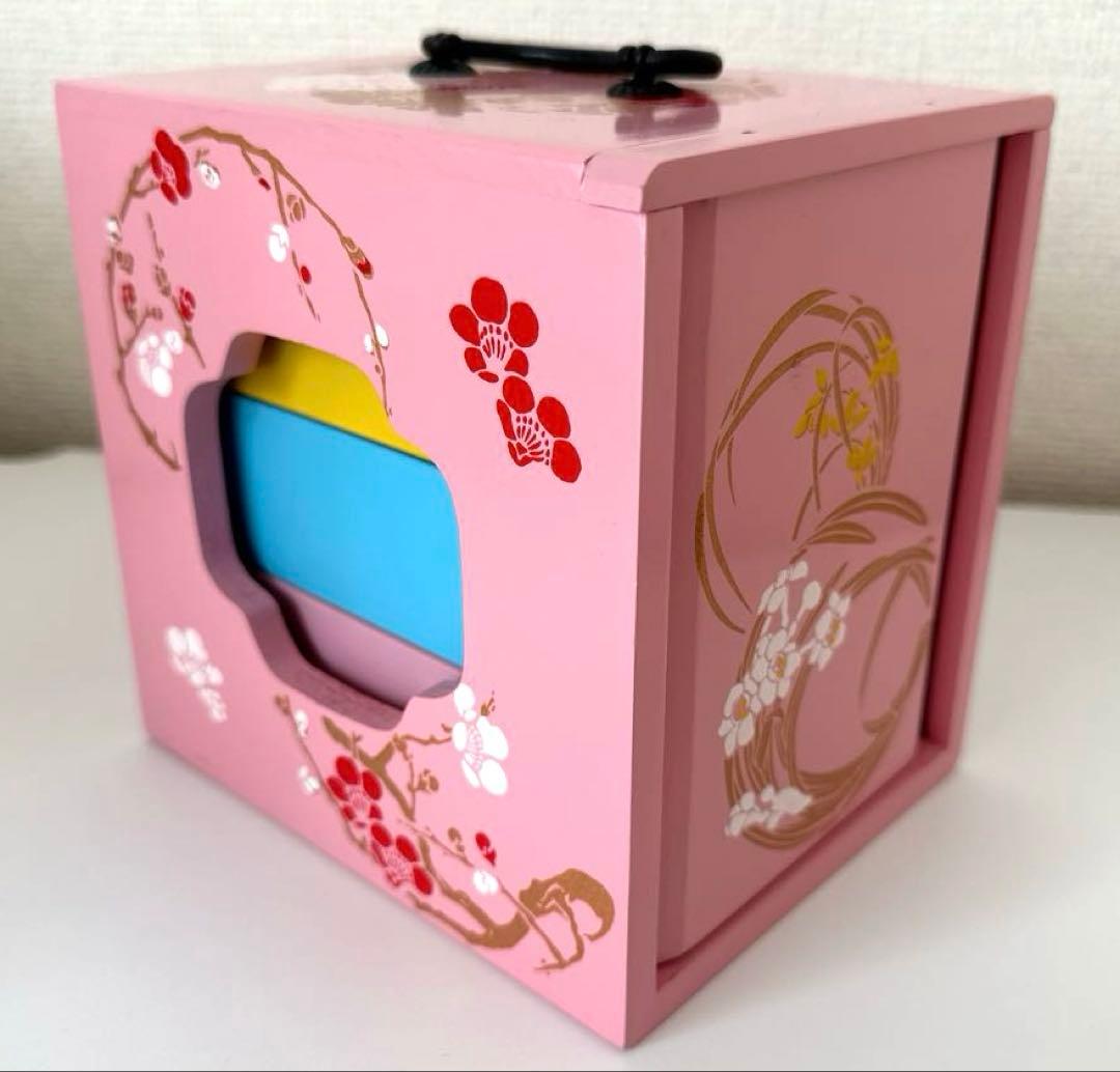 〇251014　遊山箱　お弁当箱　徳島　雛祭り